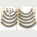 Manisha Jewellery Gold Plated Crystal Stone And Beads Necklace Set (1 Piece Only)