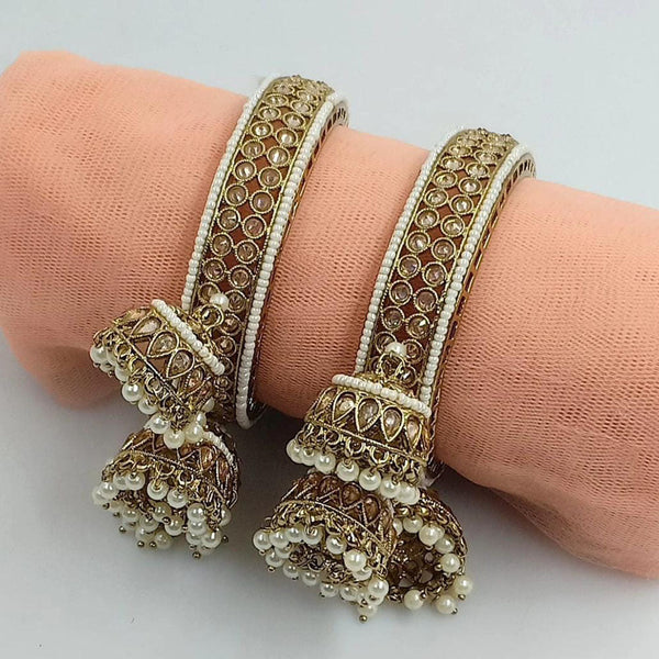 Manisha Jewellery Gold Plated Crystal Stone Bangle Set