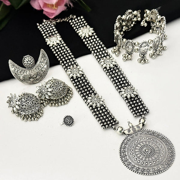 Manisha Jewellery Oxidised Plated Combo Set