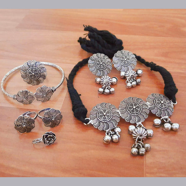 Manisha Jewellery Oxidised Plated Combo Set