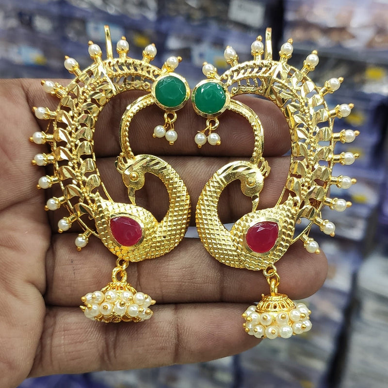 Manisha Jewellery Gold Plated Pota Stone Ear Cuff