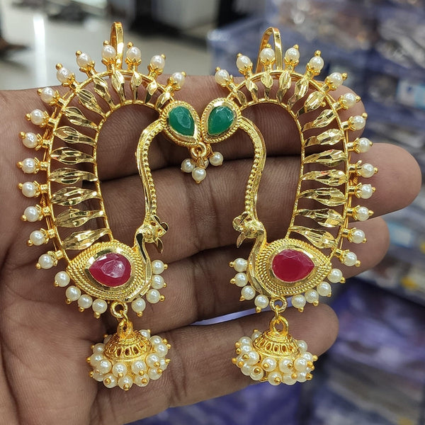 Manisha Jewellery Gold Plated Pota Stone Ear Cuff