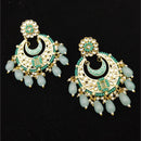 Manisha Jewellery Gold Plated Kundan Stone And Pearls  Dangler Earrings