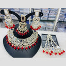 Manisha Jewellery Gold Plated Mirror And Beads Necklace Set