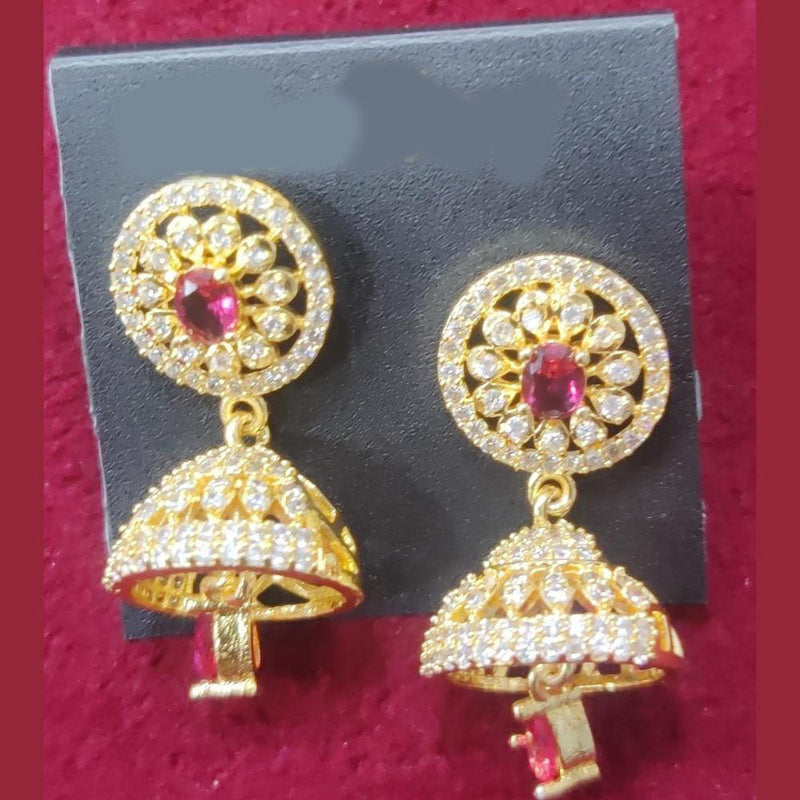 Manisha Jewellery Gold Plated Austrian Stone Jhumki Earrings