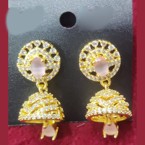 Manisha Jewellery Gold Plated Austrian Stone Jhumki Earrings