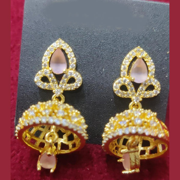 Manisha Jewellery Gold Plated Austrian Stone Jhumki Earrings