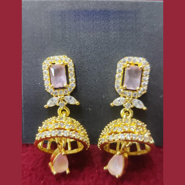 Manisha Jewellery Gold Plated Austrian Stone Jhumki Earrings