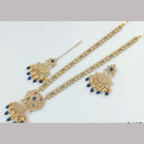 Manisha Jewellery Gold  Plated Kundan Stone And Beads Long Necklace Set