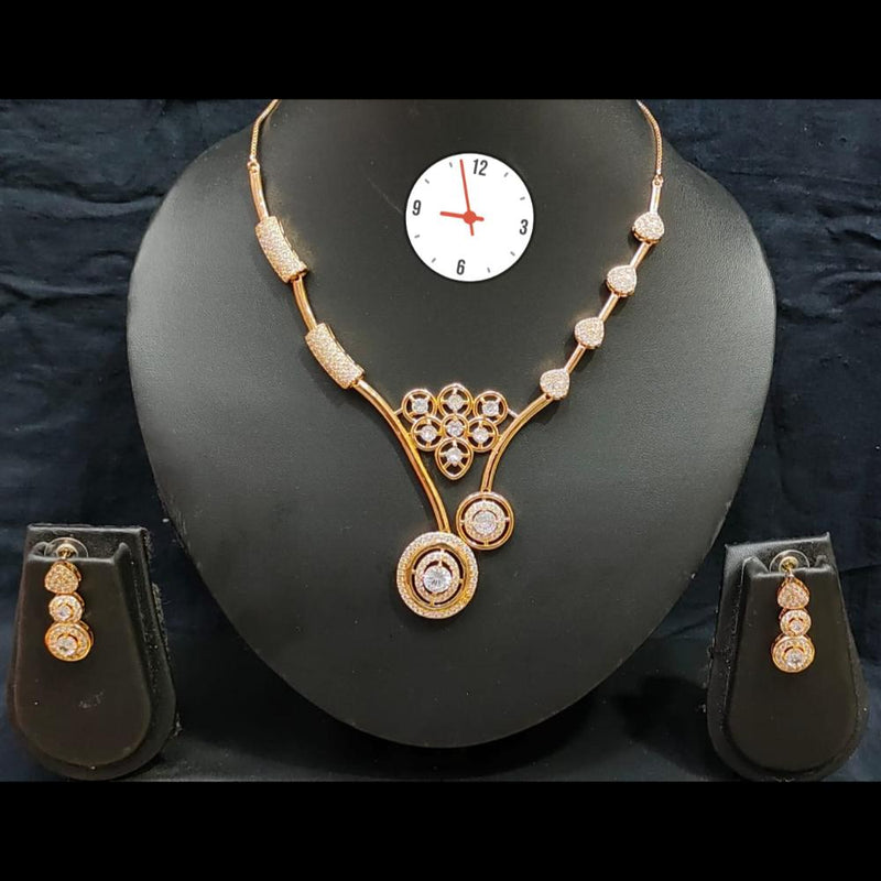 Manisha Jewellery Austrian Stone Heart Shape Necklace Set