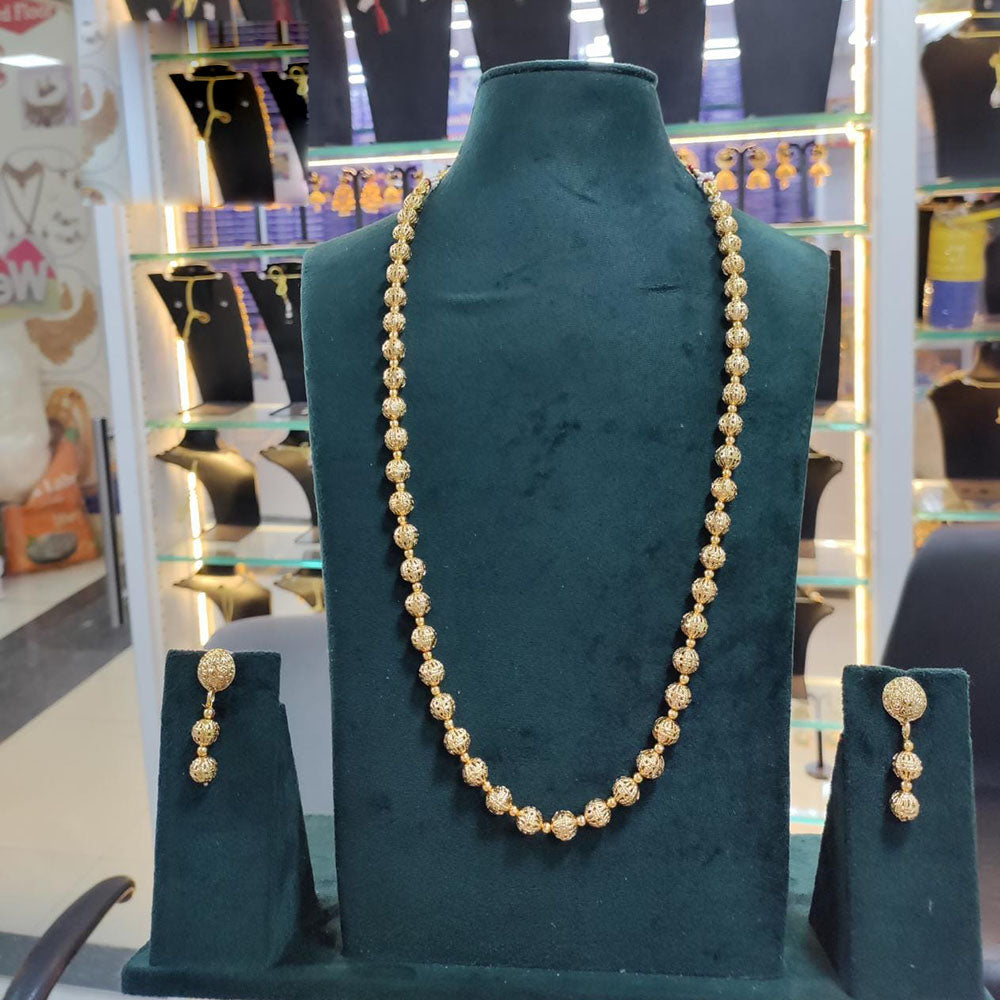 Manisha Jewellery Gold Plated Long Necklace