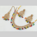 Manisha Jewellery Gold Plated Crystal Stone And Pearls Necklace Set