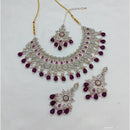 Manisha Jewellery Crystal Stone And Beads Necklace Set