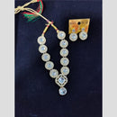 Manisha Jewellery Gold Plated Kundan Stone Necklace Set