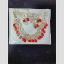 Manisha Jewellery Gold Plated Kundan Stone And Beads Necklace Set