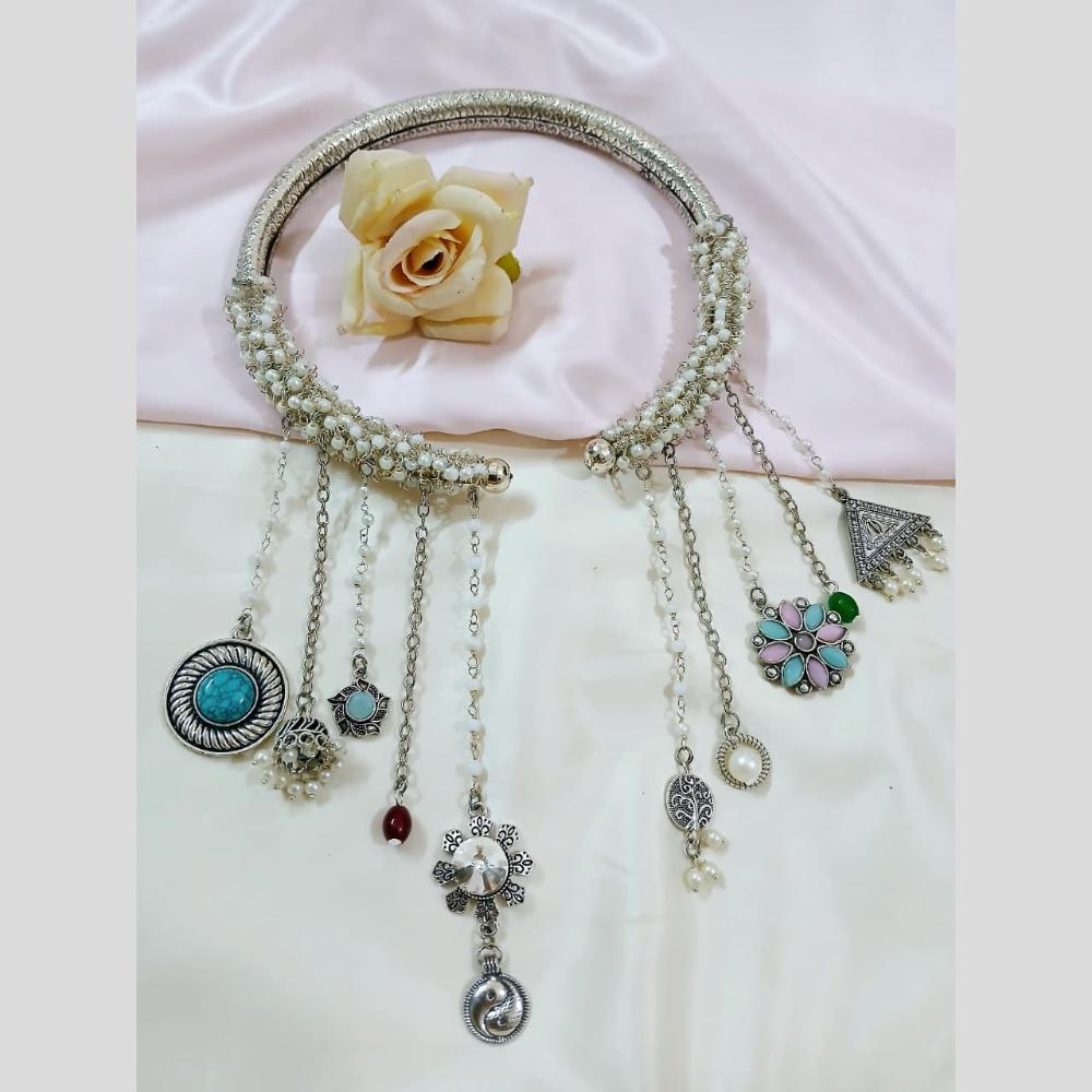 Manisha Jewellery Boho statement with dangling motifs  Necklace