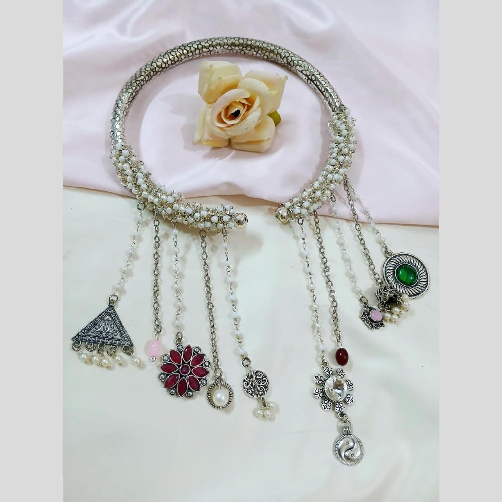 Manisha Jewellery Boho statement with dangling motifs  Necklace