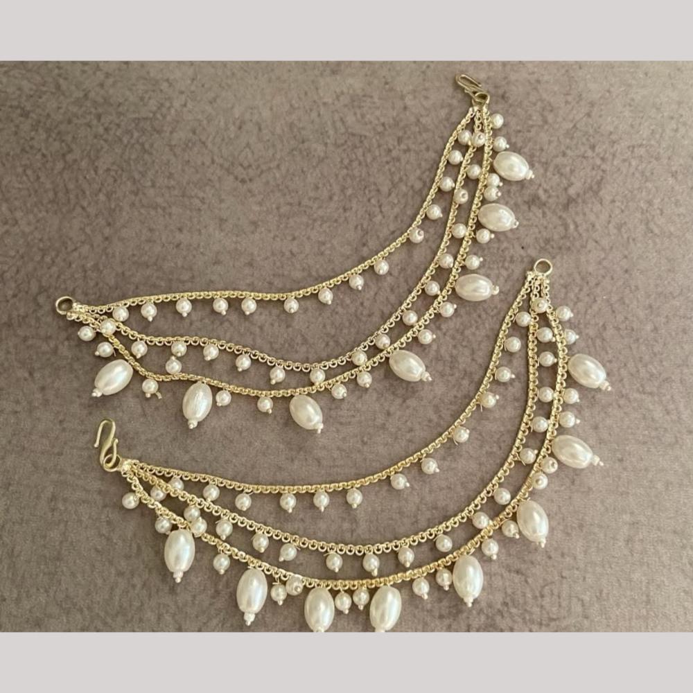 Manisha Jewellery Gold Plated Pearls Kanchain
