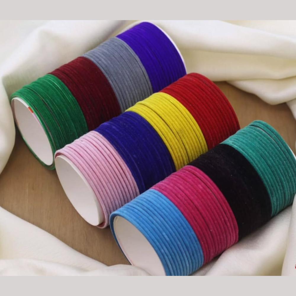 Manisha Jewellery Velvet Bangle Set