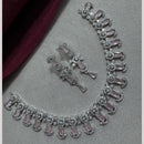 Manisha Jewellery Silver Plated Elegant American Diamond Necklace Set