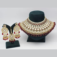 Manisha Jewellery Royal Touch Kundan And Pearl Choker Necklace Set