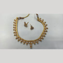 Manisha Jewellery Radiant Grace Gold-Plated Crystal & Pearl Necklace Set