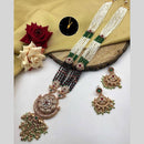 Manisha Jewellery Ethnic Radance Gold Plated Kundan Beads And Pearl Long Necklace Set
