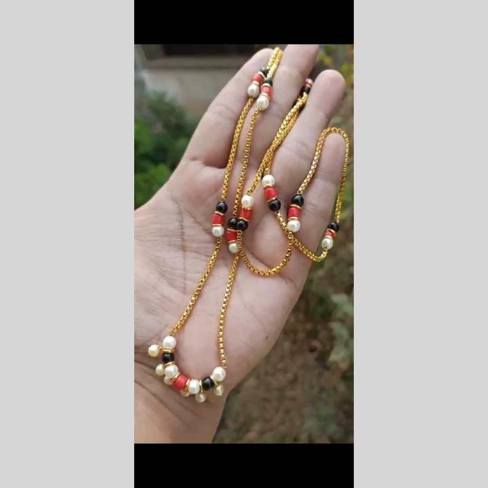 Manisha Jewellery Shining Gold Plated Pearl Necklace