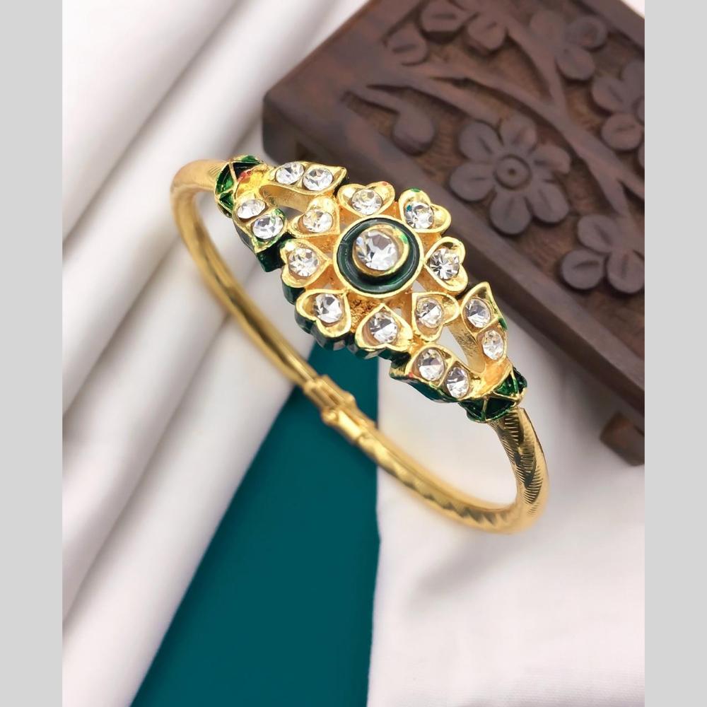 Manisha Jewellery Sparkling Gold Plated Austrian Stone Bracelet