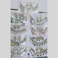 Manisha Jewellery Designer Gold Plated Kundan Stones and Colorful Beads Ideal for Sarees, Lehengas, and Ethnic Outfits Necklace Set