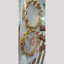 Manisha Jewellery Gold Plated Pota Stone And Pearls Bangles Set