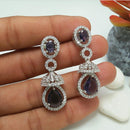 Manisha Jewellery Silver Plated AD Stone Jhumki Earrings