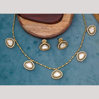 Manisha Jewellery Gold Plated Kundan  Necklace Set
