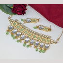 Manisha Jewellery Gold Plated Kundan Stone And Beads Choker Necklace