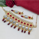 Manisha Jewellery Gold Plated Kundan Stone And Beads Choker Necklace