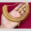 Manisha Jewellery Gold Plated Pota Stone Necklace Set