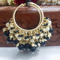 Manisha Jewellery Gold Plated Pearls Dangler Earrings