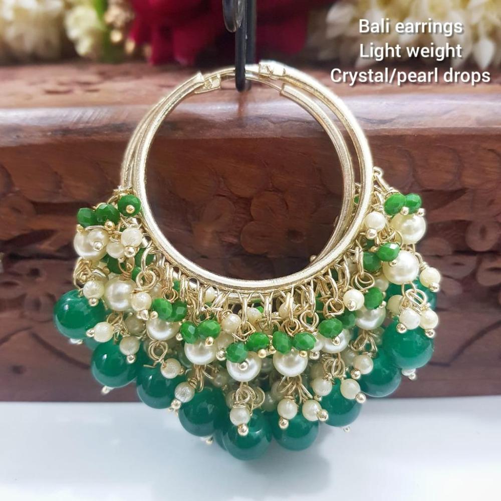 Manisha Jewellery Gold Plated Pearls Dangler Earrings
