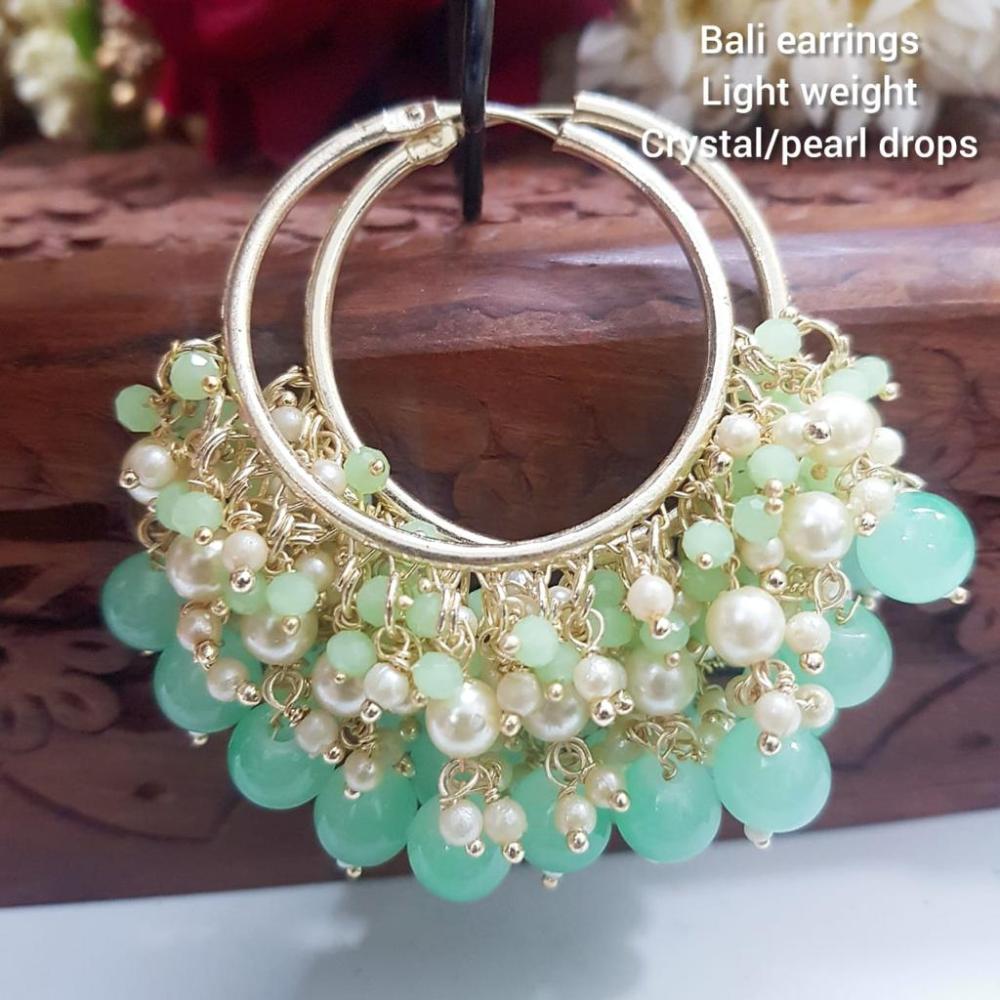Manisha Jewellery Gold Plated Pearls Dangler Earrings