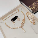 Manisha Jewellery Gold Plated Austrain Stone Combo Set