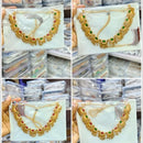 Manisha Jewellery Gold Plated Pota Stone Necklace Set