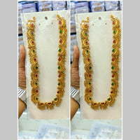 Manisha Jewellery Gold Plated Pota Stone Necklace Set