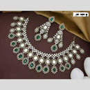 Manisha Jewellery Gold Plated Polki Kundan And Beads Necklace Set