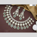 Manisha Jewellery Gold Plated Polki Kundan And Beads Necklace Set