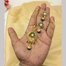 Manisha Jewellery Gold Plated Pota Stone Chain Pendant