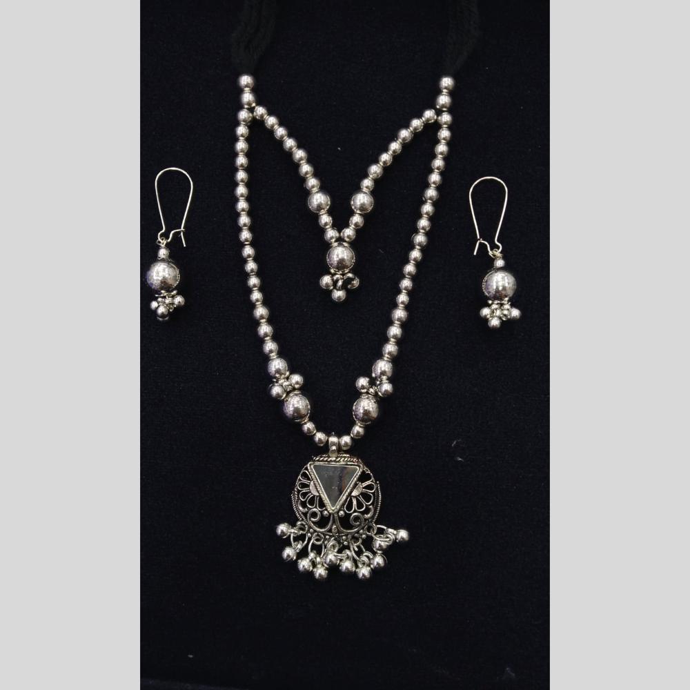 Manisha Jewellery Oxidised Plated Necklace Set