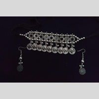 Manisha Jewellery Oxidised Plated Choker Necklace Set