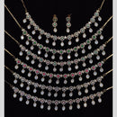 Manisha Jewellery Gold Plated Austrain Stone Necklace Set