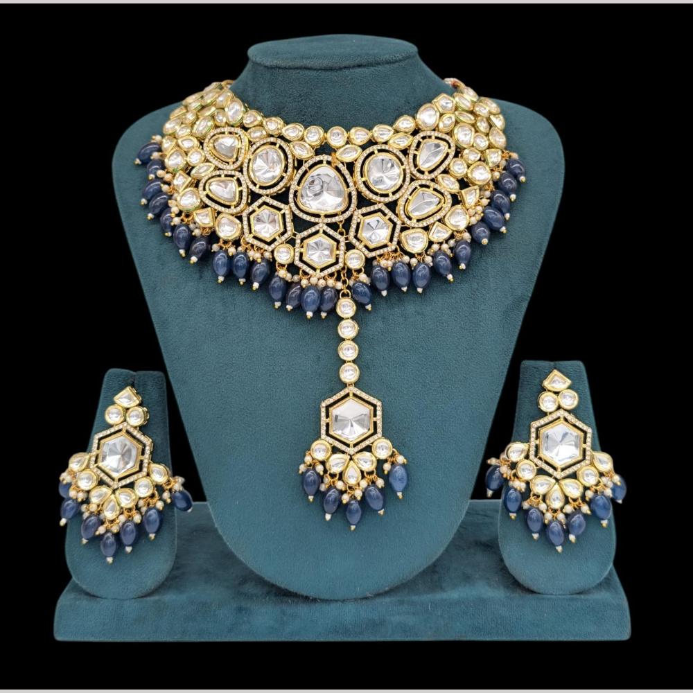 Manisha Jewellery Heritage Glam Classic Kundan Necklace Set for Special Occasions