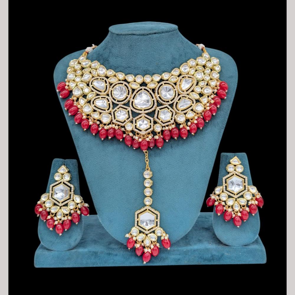 Manisha Jewellery Heritage Glam Classic Kundan Necklace Set for Special Occasions